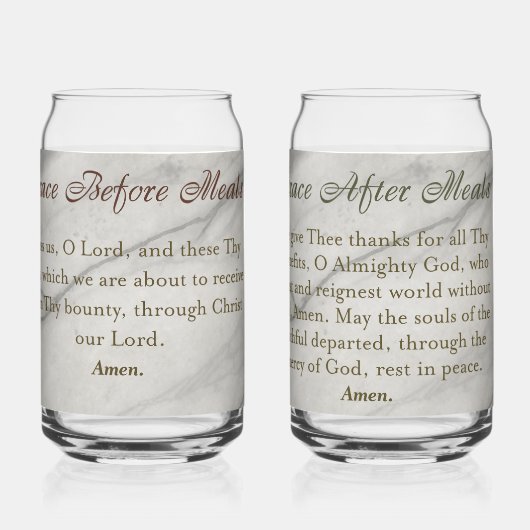 Grace Before & After Meals Prayer ガラス缶 (裏面)