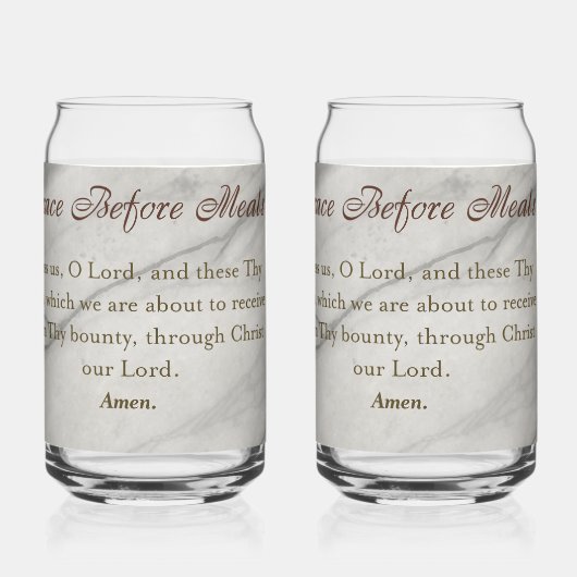 Grace Before Meals Prayer ガラス缶 (裏面)