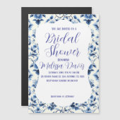 Grace Chinoiserie Bridal Shower Invitation マグネット招待状 (正面/裏面)