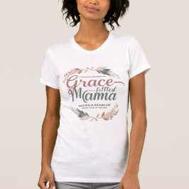 Grace-Filled Mama -エレガント Christian T-Shirt Tシャツ
