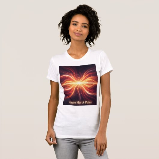 Grace Has A Pulse Abstract Energy Art Tシャツ (正面フル)