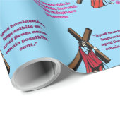 Grace in the Manger baby blue ラッピングペーパー (ロールコーナー)