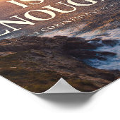 Grace Is Enough Ocean Sunrise Wall Art ポスター (角)