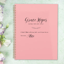 Grace Keeper イースター・バニー・プランナー 名入れ プランナー手帳