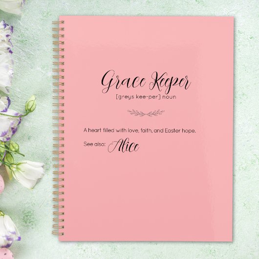 Grace Keeper イースター・バニー・プランナー 名入れ プランナー手帳