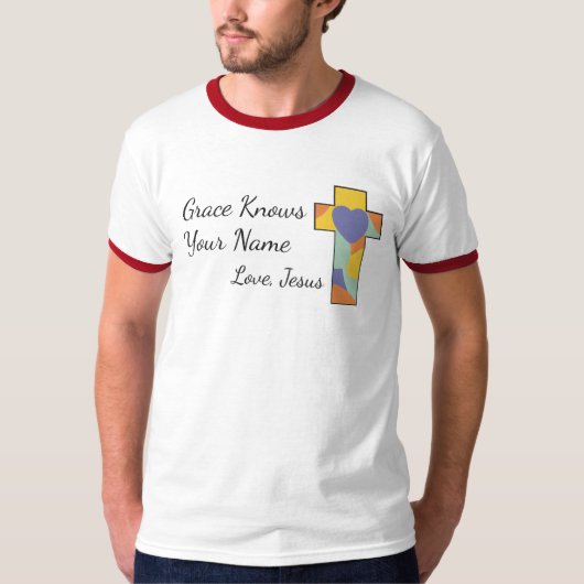 Grace Knows Your Name メンズTシャツ Tシャツ (正面)