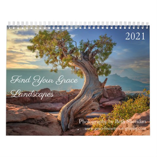 Grace Landscape 2021カレンダーの検索 カレンダー (カバー)