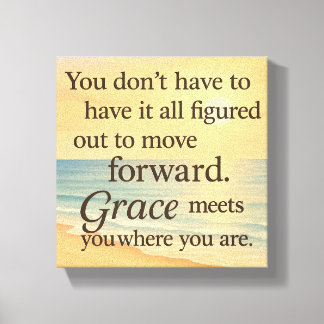 Grace Meets You – 海にインスパイアされたキャンバスアート キャンバスプリント