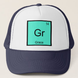 Grace  Name Chemistry Element Periodic Table キャップ