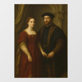 Grace of the Renaissance – Portrait of a Noblewoma ウィンドウサイン