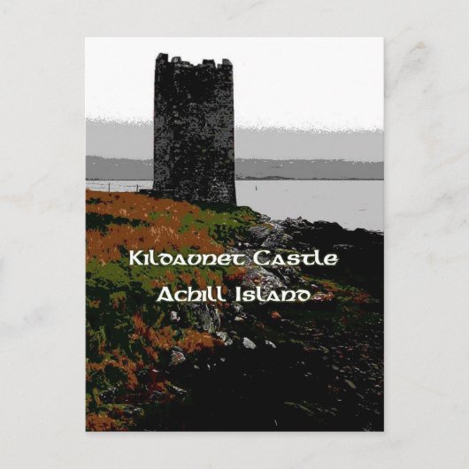 Grace O'Malley's Castle on Achill Island ポストカード (正面)