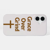 「Grace over Grind」 IPhoneケース iPhone 16ケース (裏面横)