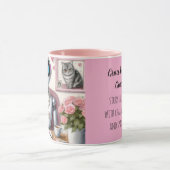 Grace the Robot - Sparkle and Syntax at Her Desk マグカップ (中央)