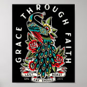 Grace Through Faith Lest Any Should Boast Pea Chri ポスター (正面)