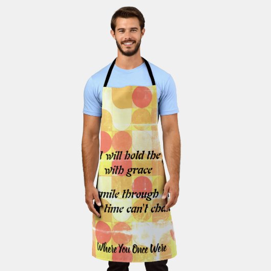 Grace Through the Ache, Cooking with Heart エプロン (着用した状態)