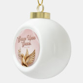 "Grace Upon Grace" Keepsake Ornament:  セラミックボールオーナメント (右)