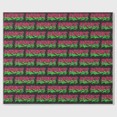Grace Vorname Name Graffiti red green ラッピングペーパー (フラット)