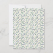 Graceful 1940s Vintage Bluebell & Muted Teal ノートカード (正面)