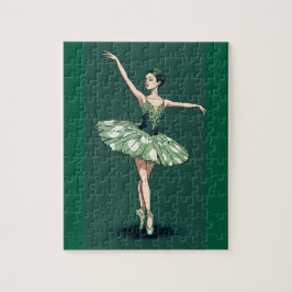 Graceful Ballerina Puzzle – Elegant Dancer on Gree ジグソーパズル