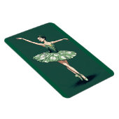 Graceful Ballerina Puzzle – Elegant Dancer on Gree マグネット (右側)