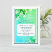 Graceful Beauty! Custom Bridal Shower Invitation サンキューカード (スタンド正面)