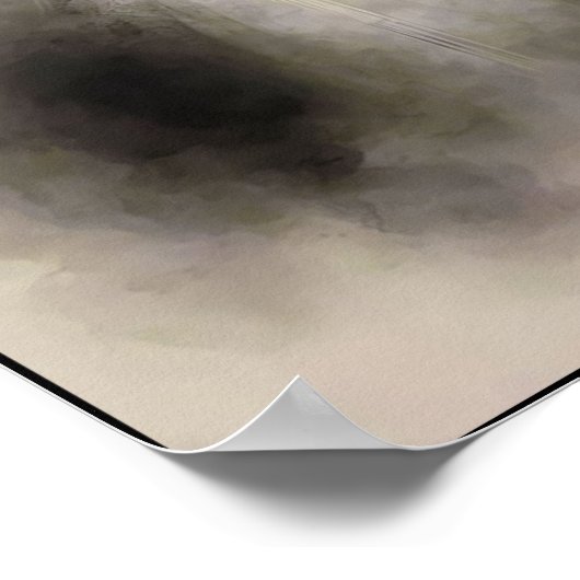 Graceful Beauty In Vintage Mist ポスター (角)