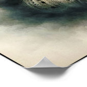 Graceful Beauty In Vintage Mist ポスター (角)