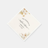 Graceful Boho Wedding with Earthy Yellow and Beige スタンダードカクテルナプキン (角)