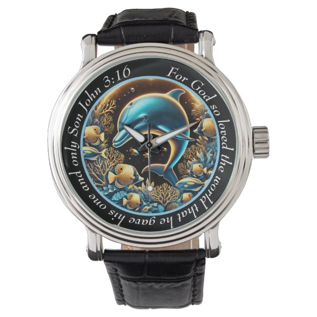 Graceful Dolphin Timepiece Ocean Faith 腕時計 (正面)
