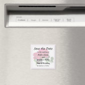 Graceful Geraniumsが日付を保存 マグネット (インサイチュ (食洗機))