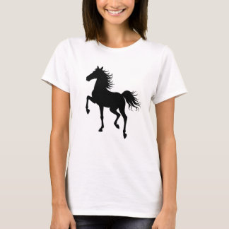 Graceful Horse Silhouette in Motion Tシャツ