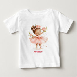 Graceful Little Ballerina ベビーTシャツ
