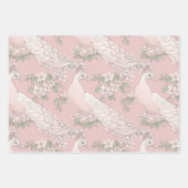 Graceful Peacock ornament ラッピングペーパーシート (正面2)