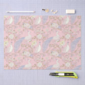 Graceful Peacock ornament  薄葉紙 (クラフト)