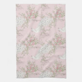 Graceful Peacock ornament Kitchen Towels キッチンタオル (縦)