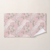 Graceful Peacock ornament Towel バスタオルセット (ハンドタオル)