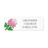 Graceful Pink Rose ラベル (正面)