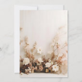 Graceful Romance Wedding Invitation 招待状 (裏面)