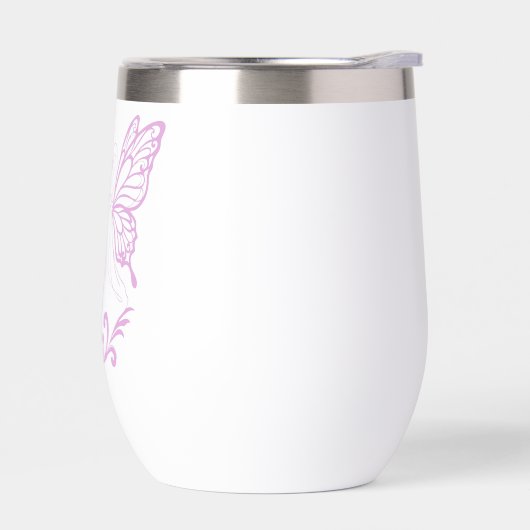 Graceful swan with butterfly wings (左面)