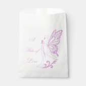 Graceful swan with butterfly wings フェイバーバッグ (正面)