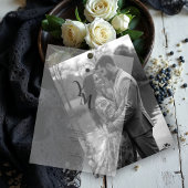 Graceful Vellum Transparency Elegant Black & White ベラム紙招待状