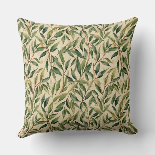 Graceful Willow Branches クッション (裏面)