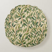 Graceful Willow Branches ラウンドクッション (正面)