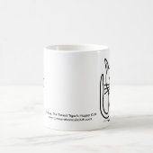 Graceyの幸せな猫! コーヒーマグカップ (中央)