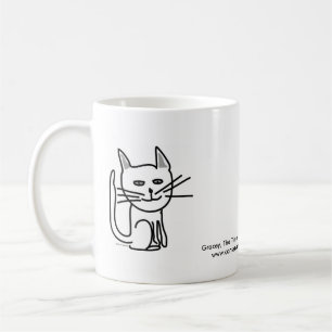 Graceyの幸せな猫! コーヒーマグカップ
