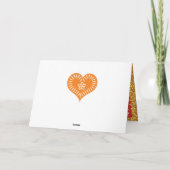 GraciasはメッセージカードPapel Picado感謝していしています サンキューカード (裏面)