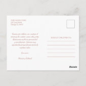 Graciasバラ金ゴールド写真結婚の有スペインの感謝状 ポストカード (裏面)