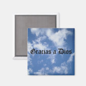 Gracias a Dios – 上(黒) マグネット (正面/裏面)
