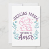 Gracias Mamá – 優しい象の母の日 シーズンカード (正面)