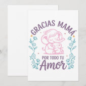 Gracias Mamá – 優しい象の母の日 シーズンカード (正面/裏面)
